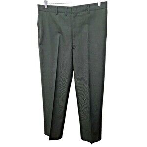 US Army AG-489 Men's Class A Dress Green Uniform Pants Trousers Serge Green 38R